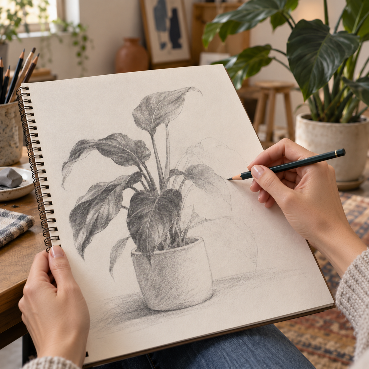 Let's Get Drawing! AITB Class - Beginner Drawing w/3 Sessions in October - Ages 15+