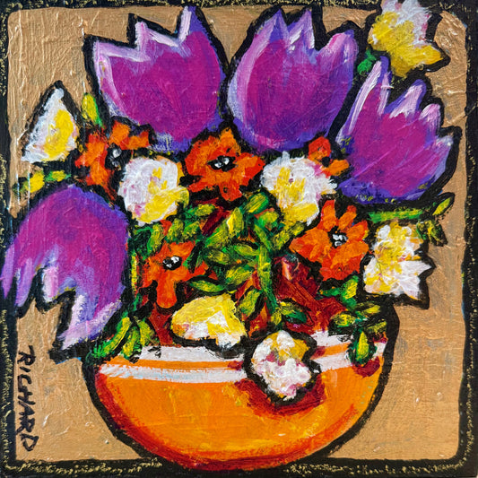 #03: Orange Vase by Ilene Richard